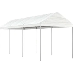 Discount FinePRICE Huvimaja valkoinen 6,69x2,28x2,69 m polyeteeni