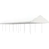 Discount FinePRICE Huvimaja valkoinen 15,61x4,08x3,22 m polyeteeni