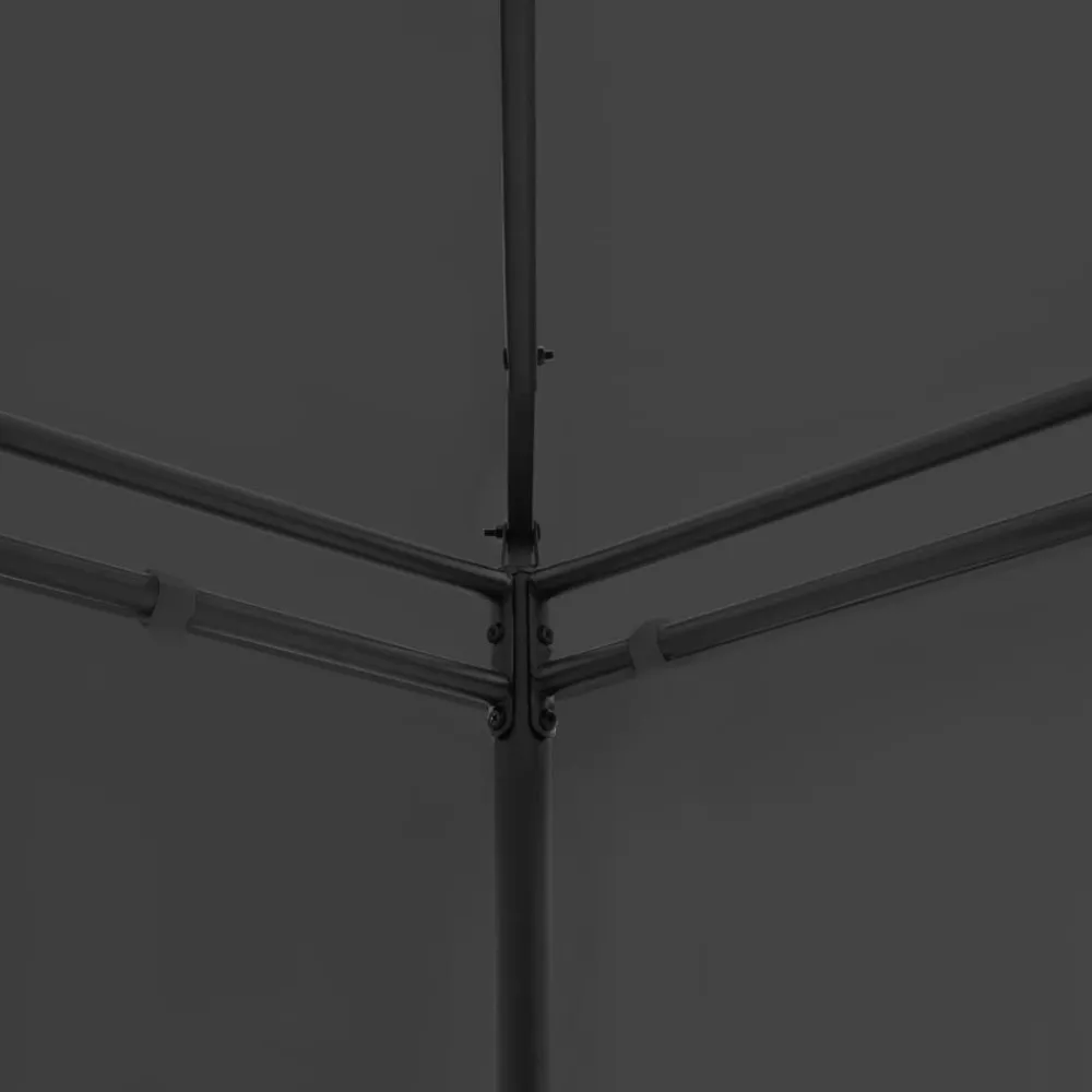 FinePRICE Huvimaja verhoilla 600x298x270 cm antrasiitti