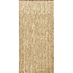 Outlet FinePRICE Hyönteisverho beige ja ruskea 100x220 cm chenille