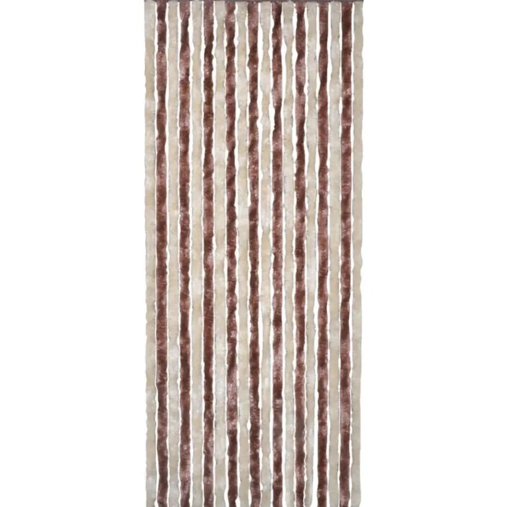 Hot FinePRICE Hyönteisverho beige ja vaaleanruskea 56x200 cm chenille