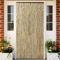 Best FinePRICE Hyönteisverho beige 100x220 cm chenille