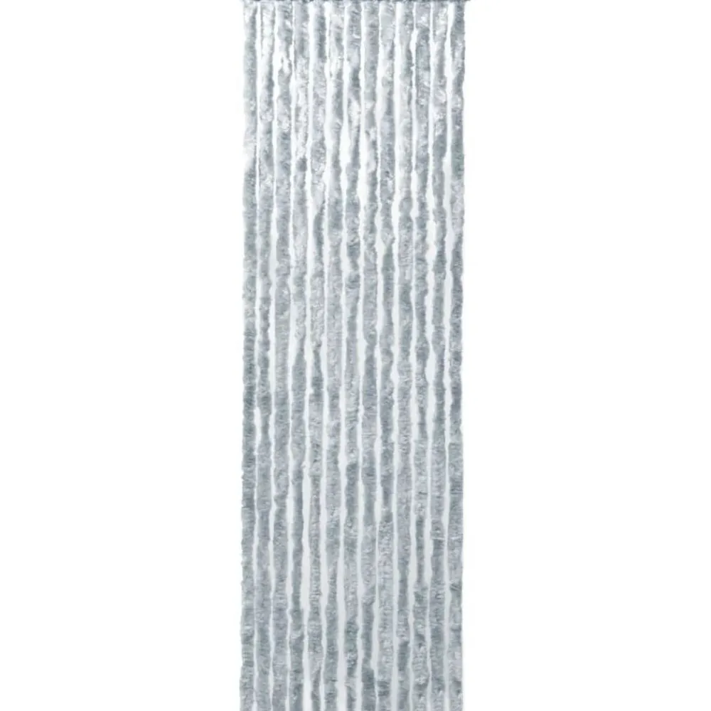 Sale FinePRICE Hyönteisverho harmaavalkoinen 56x200 cm chenille