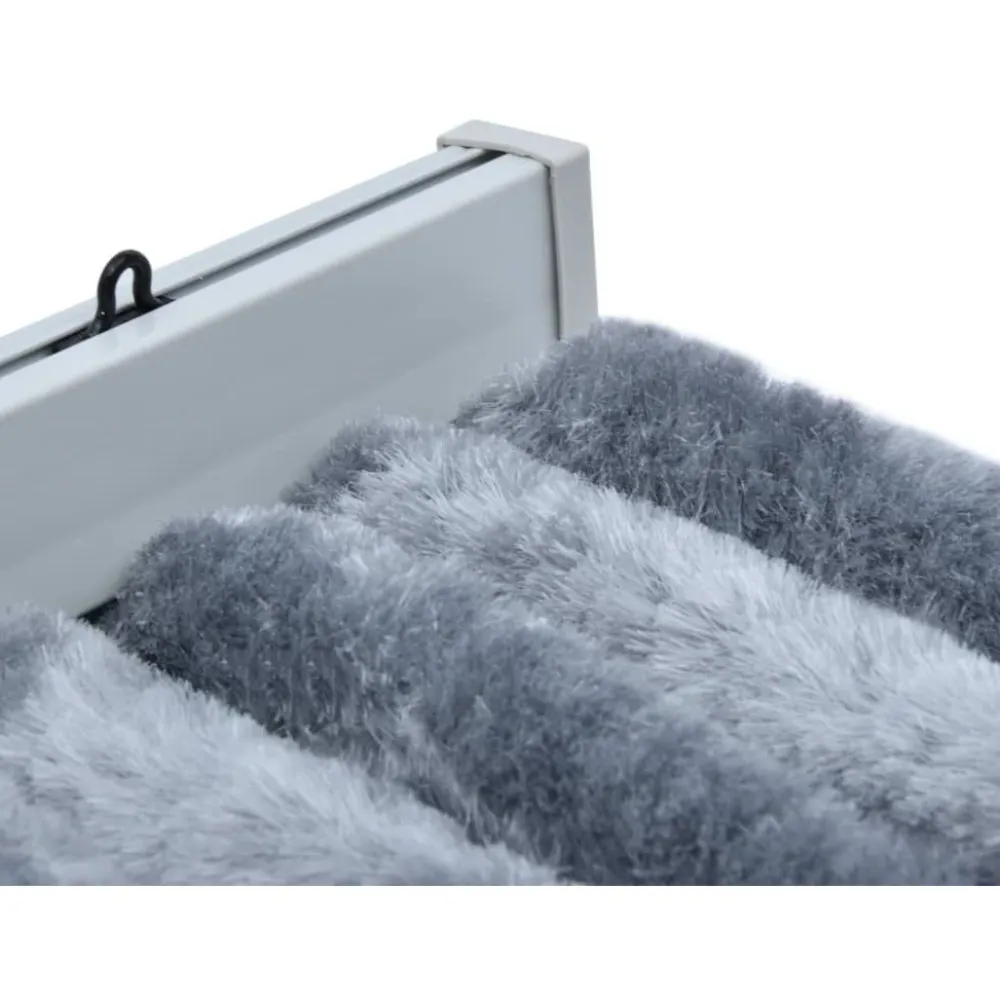 FinePRICE Hyönteisverho hopea 90x220 cm chenille