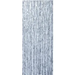 FinePRICE Hyönteisverho hopea 90x220 cm chenille