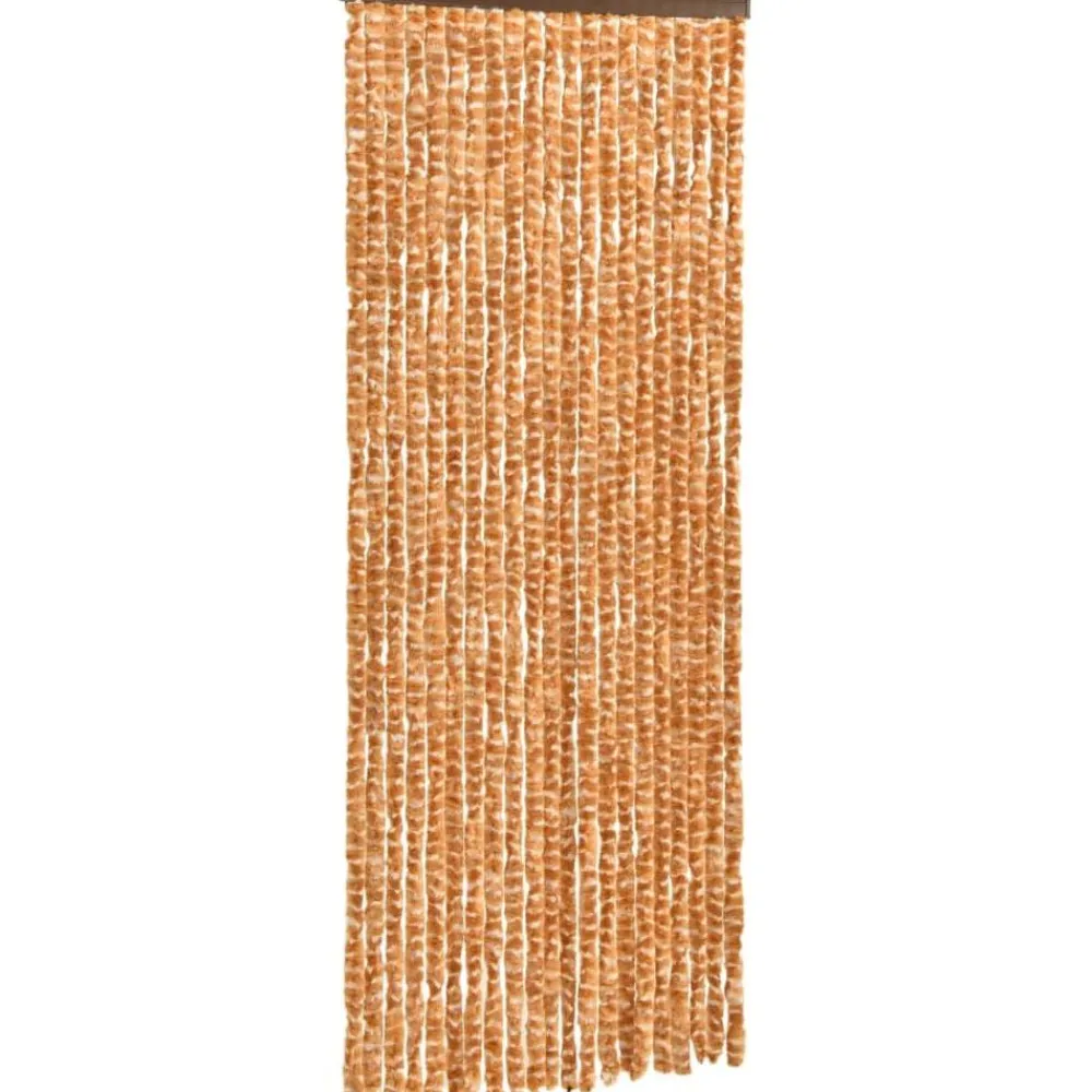 Hot FinePRICE Hyönteisverho okra ja valkoinen 56x185 cm chenille