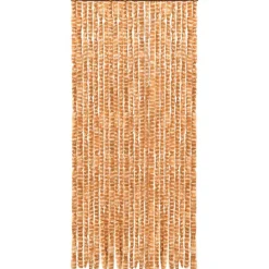 Best FinePRICE Hyönteisverho okra ja valkoinen 90x220 cm chenille