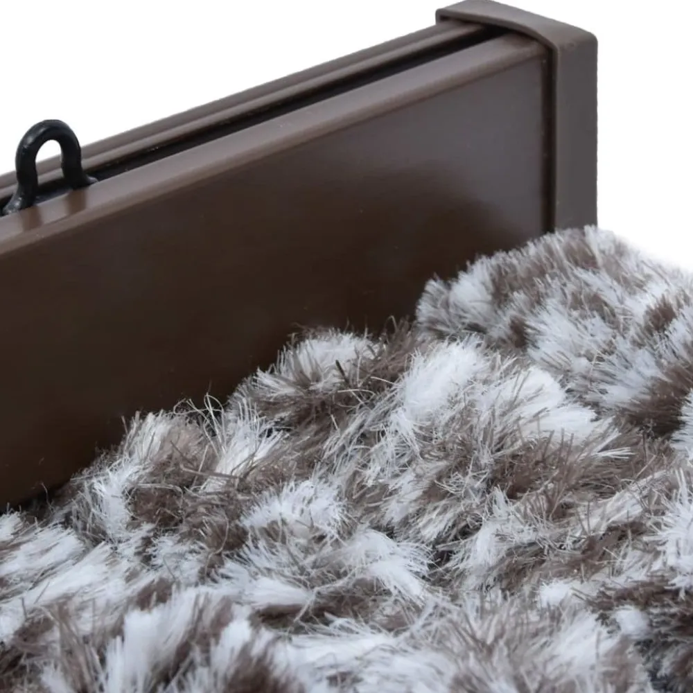 Sale FinePRICE Hyönteisverho ruskea ja beige 120x220 cm chenille