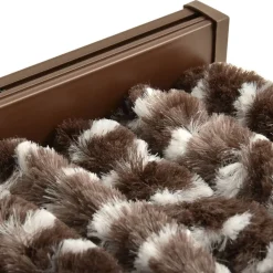 Clearance FinePRICE Hyönteisverho ruskea ja valkoinen 100x220 cm chenille