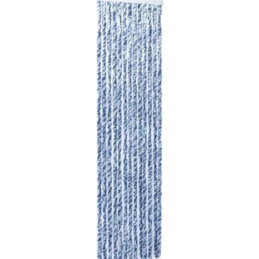 Sale FinePRICE Hyönteisverho sinivalkoinen 90x200 cm chenille