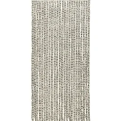 Online FinePRICE Hyönteisverho vaalean- ja tummanharmaa 100x220 cm chenille