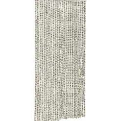Online FinePRICE Hyönteisverho vaalean- ja tummanharmaa 100x220 cm chenille