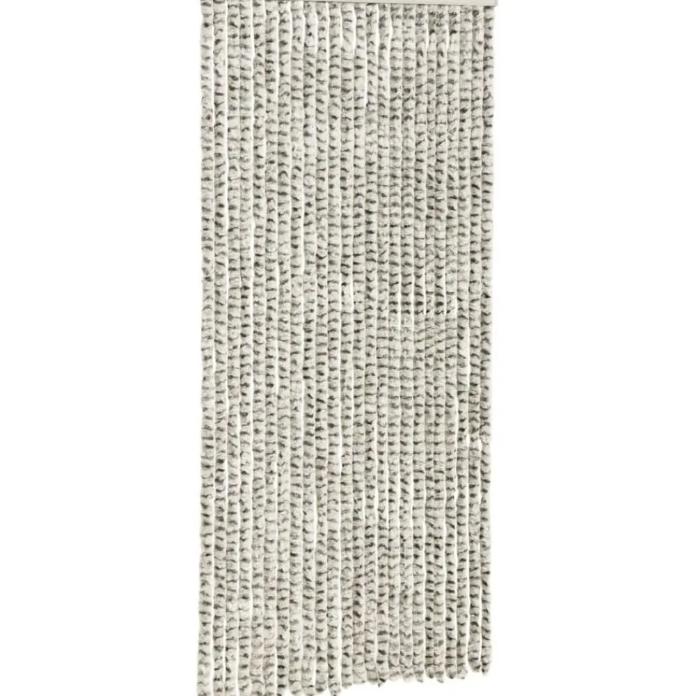 Online FinePRICE Hyönteisverho vaalean- ja tummanharmaa 100x220 cm chenille