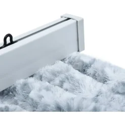 Discount FinePRICE Hyönteisverho valkoinen ja harmaa 100x220 cm chenille