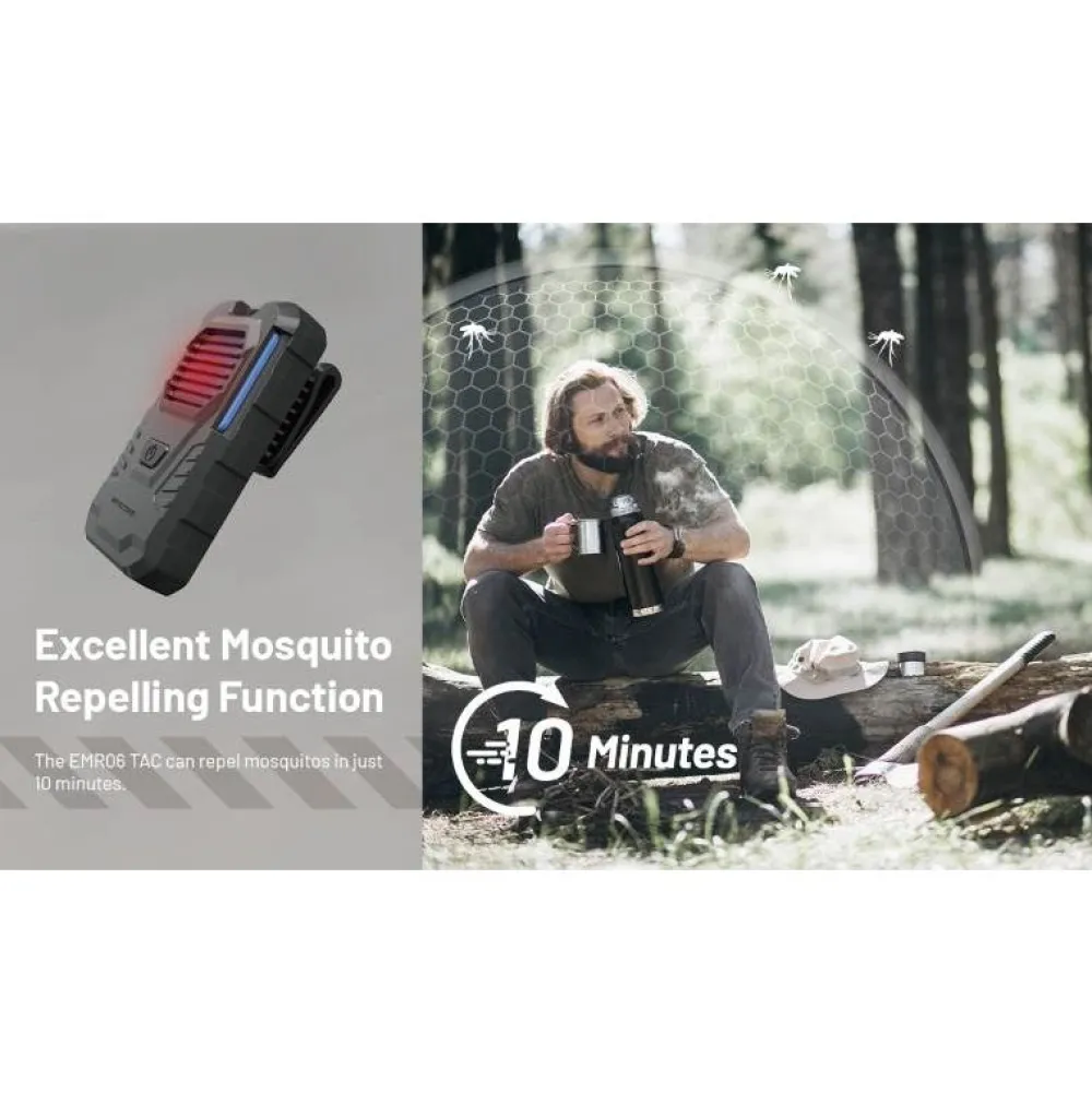 Discount Nitecore Hyttyskarkotin EMR06 musta