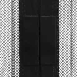 Online FinePRICE Hyttysverho Oveen 210 x 100 cm 2 kpl Magneeteilla Musta