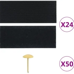 Online FinePRICE Hyttysverho Oveen 210 x 100 cm 2 kpl Magneeteilla Musta