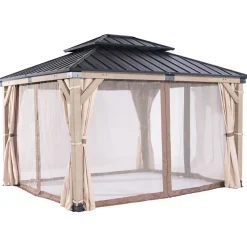 Home4you Hyttysverkot paviljonkiin CEDAR 3,36x3,9 m
