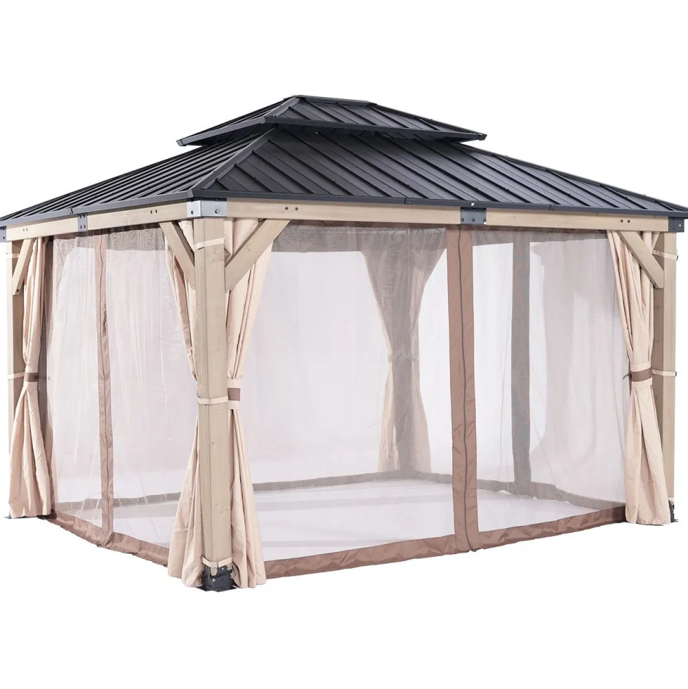 Home4you Hyttysverkot paviljonkiin CEDAR 3,36x3,9 m