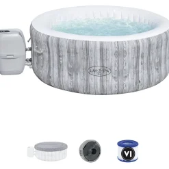 Discount Bestway Ilmatäytteinen poreallas Lay-Z-Spa Fiji AirJet 2-4 hlöä puupaneelikuvio