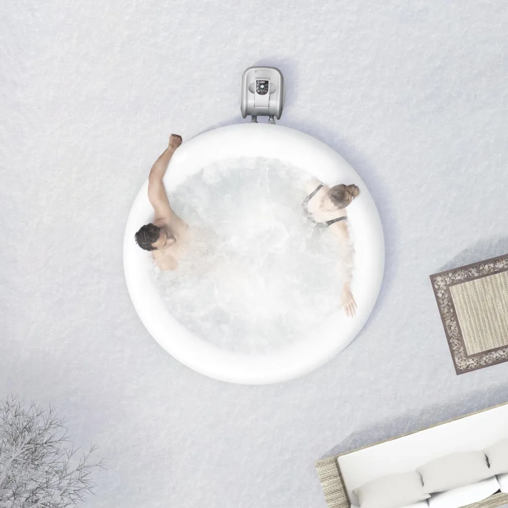 Discount Bestway Ilmatäytteinen poreallas Lay-Z-Spa Fiji AirJet 2-4 hlöä puupaneelikuvio