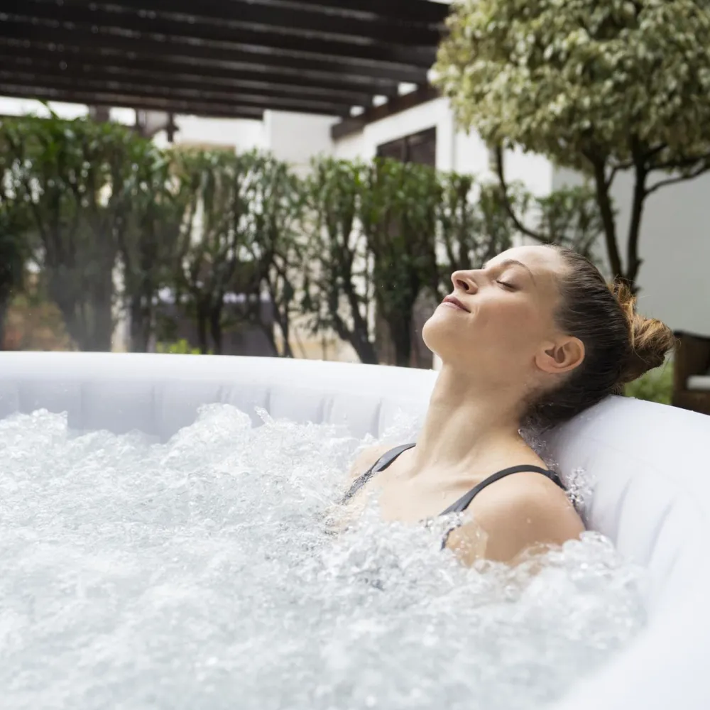 Discount Bestway Ilmatäytteinen poreallas Lay-Z-Spa Fiji AirJet 2-4 hlöä puupaneelikuvio