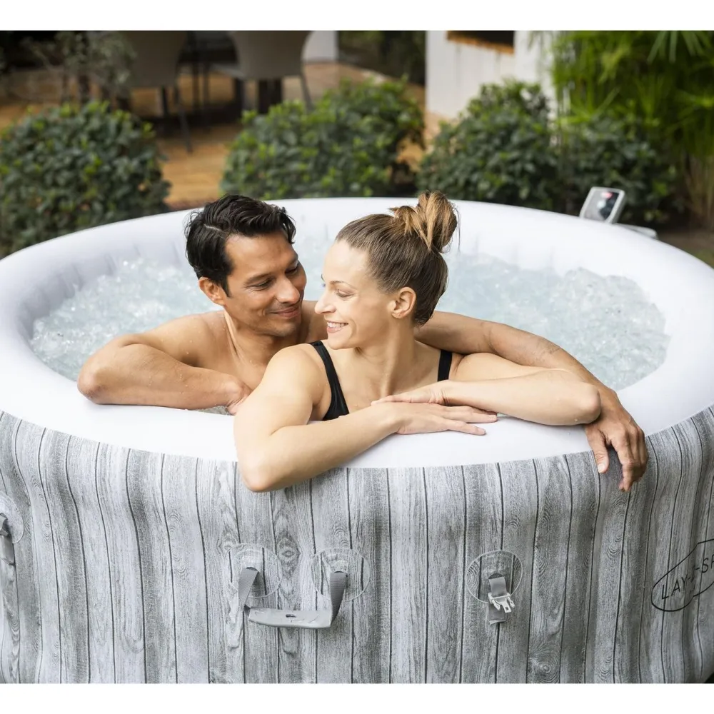 Discount Bestway Ilmatäytteinen poreallas Lay-Z-Spa Fiji AirJet 2-4 hlöä puupaneelikuvio