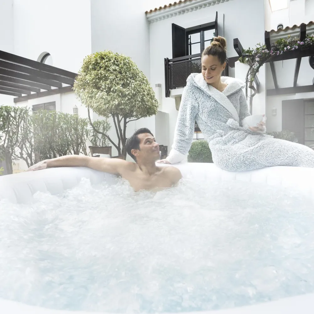 Discount Bestway Ilmatäytteinen poreallas Lay-Z-Spa Fiji AirJet 2-4 hlöä puupaneelikuvio