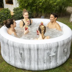Discount Bestway Ilmatäytteinen poreallas Lay-Z-Spa Fiji AirJet 2-4 hlöä puupaneelikuvio