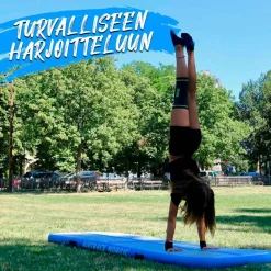 Discount AirTrack Nordic Ilmavolttipatja Deluxe Wide sininen eri kokoja