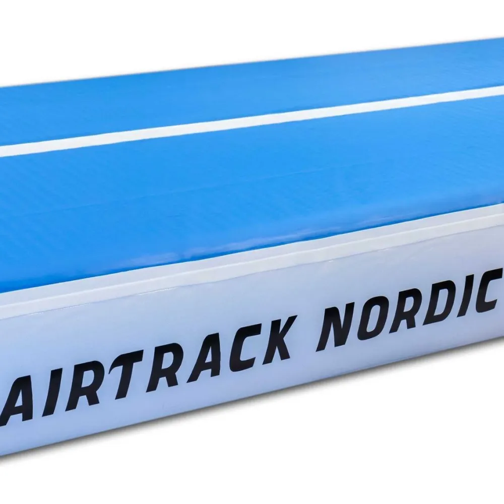 Hot AirTrack Nordic Ilmavolttipatja Deluxe sininen eri kokoja