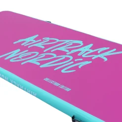 New AirTrack Nordic Ilmavolttipatja Home Collectors Edition, 3m, pinkki-minttu