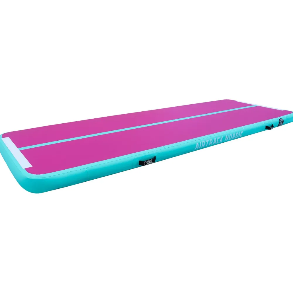 New AirTrack Nordic Ilmavolttipatja Home Collectors Edition, 3m, pinkki-minttu