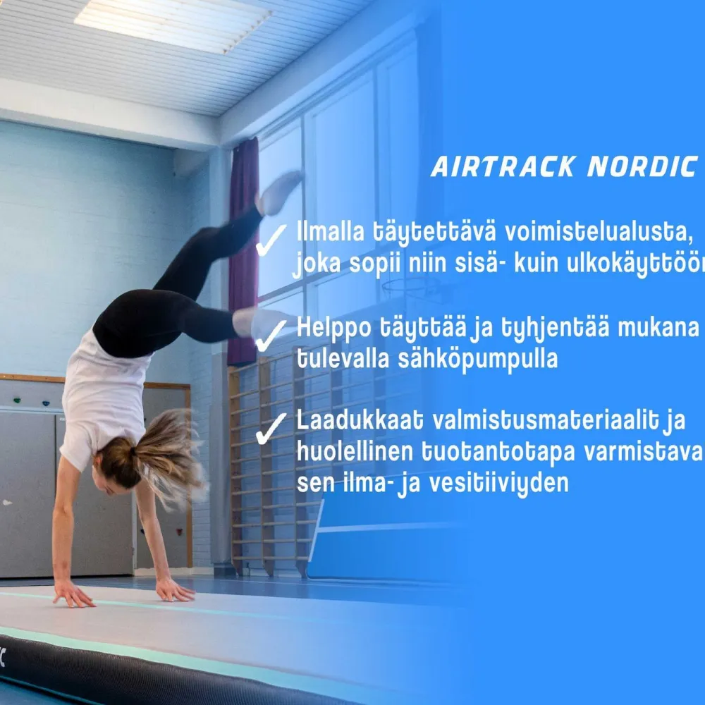 AirTrack Nordic Ilmavolttirata Carbon, leveys 150cm, eri vaihtoehtoja