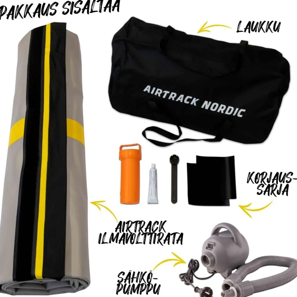 AirTrack Nordic Ilmavolttirata Carbon, leveys 150cm, eri vaihtoehtoja