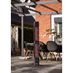 Sale Pistesarjat Infralämmitin Sunred Dark Valencia Lounge, IP55, 3000W, musta