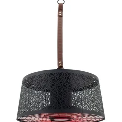 Hot Pistesarjat Infralämmitin Sunred Dark Smart Moderna Artix Hanging, IP44, 2000W, musta