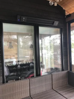 New Thermal Plus Infrapunalämmitin Black Series, 1600W, musta