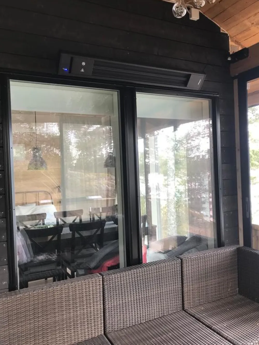 New Thermal Plus Infrapunalämmitin Black Series, 1600W, musta