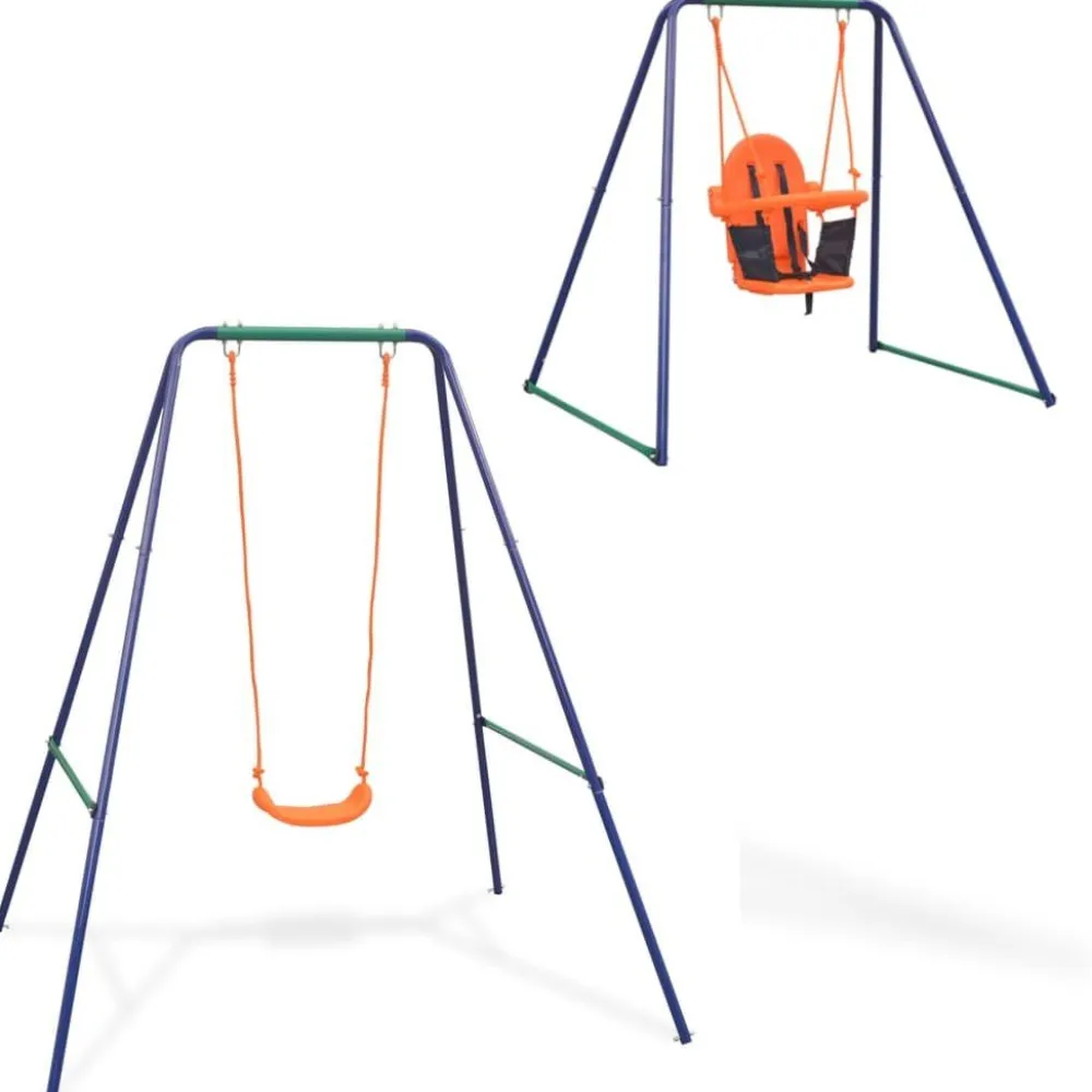 Hot FinePRICE 2-in-1 keinu ja vauvakeinu oranssi