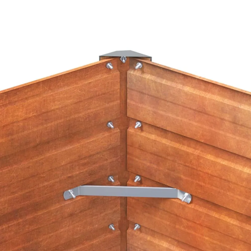 New FinePRICE Istutuslaatikko Ruoste, corten-teräs, eri kokoja