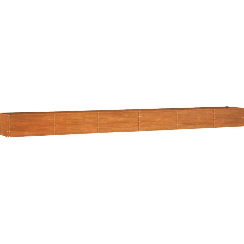 New FinePRICE Istutuslaatikko Ruoste, corten-teräs, eri kokoja