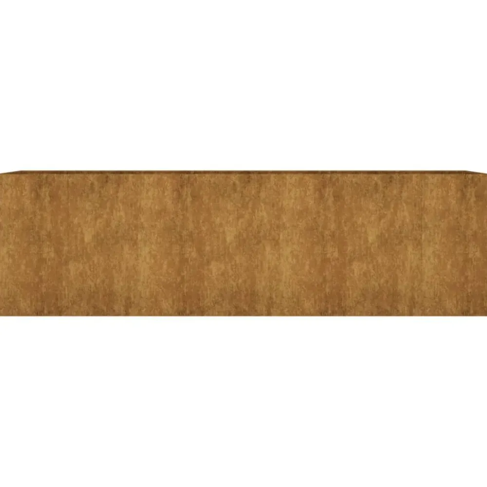 Outlet FinePRICE Istutuslaatikko 280x80x80 cm corten-teräs