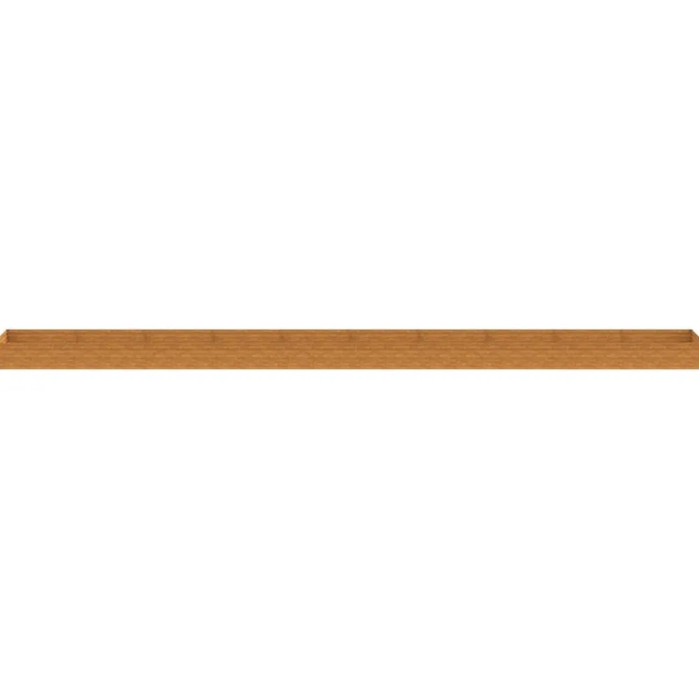 New FinePRICE Istutuslaatikko 960x100x36 cm corten-teräs