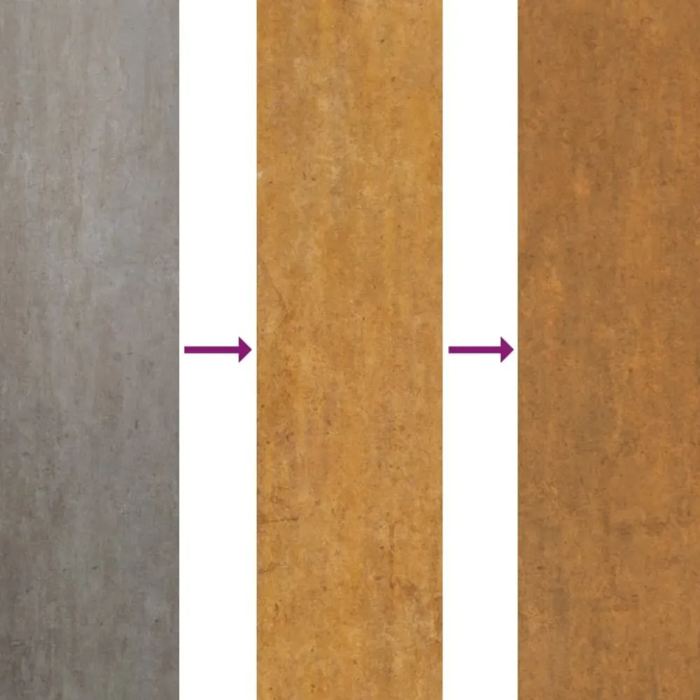 New FinePRICE Istutuslaatikko 960x100x36 cm corten-teräs
