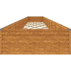 New FinePRICE Istutuslaatikko 960x100x36 cm corten-teräs