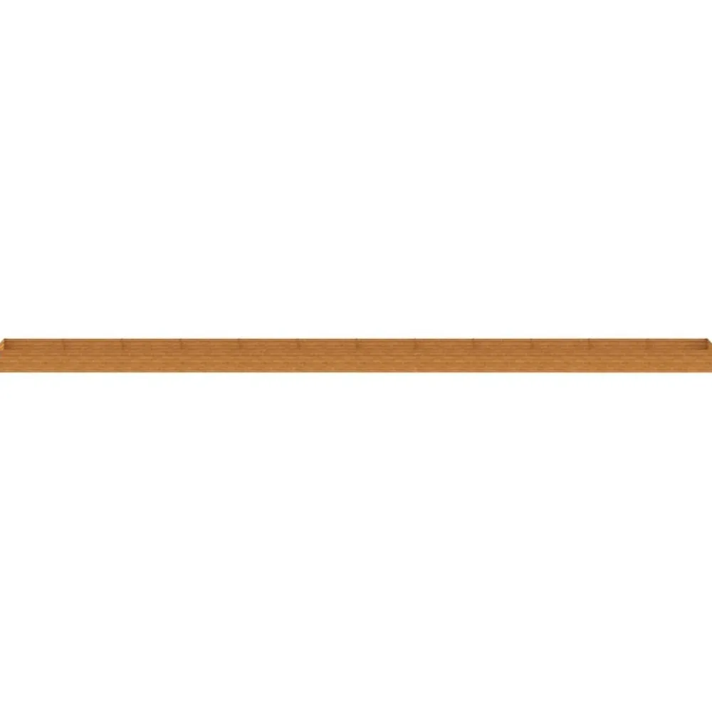 New FinePRICE Istutuslaatikko 1150x100x36 cm corten-teräs