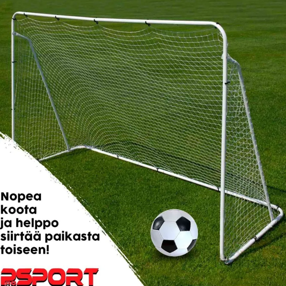 Outlet ProSport Jalkapallomaali Real 240x150cm, 2kpl