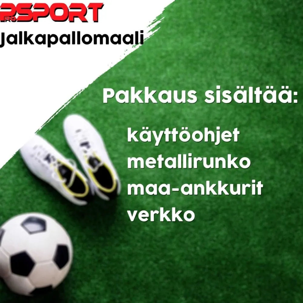 Outlet ProSport Jalkapallomaali Real 240x150cm, 2kpl