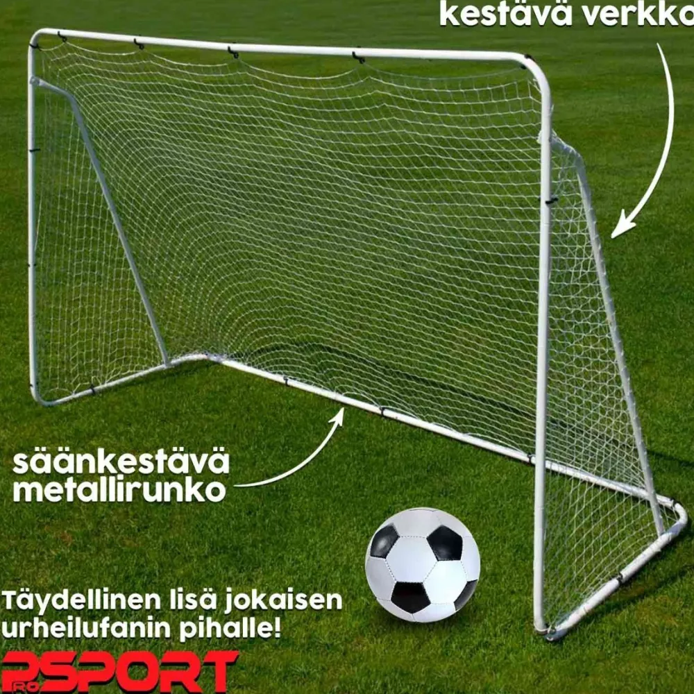 Outlet ProSport Jalkapallomaali Real 240x150cm, 2kpl
